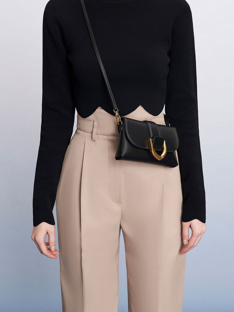 Gabine Crossbody Bag, Black, hi-res