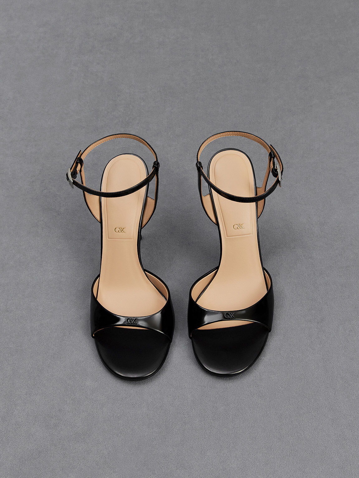 Buy the Vince Camuto Leather Corlina Ankle Strap Heels Black 8.5 |  GoodwillFinds