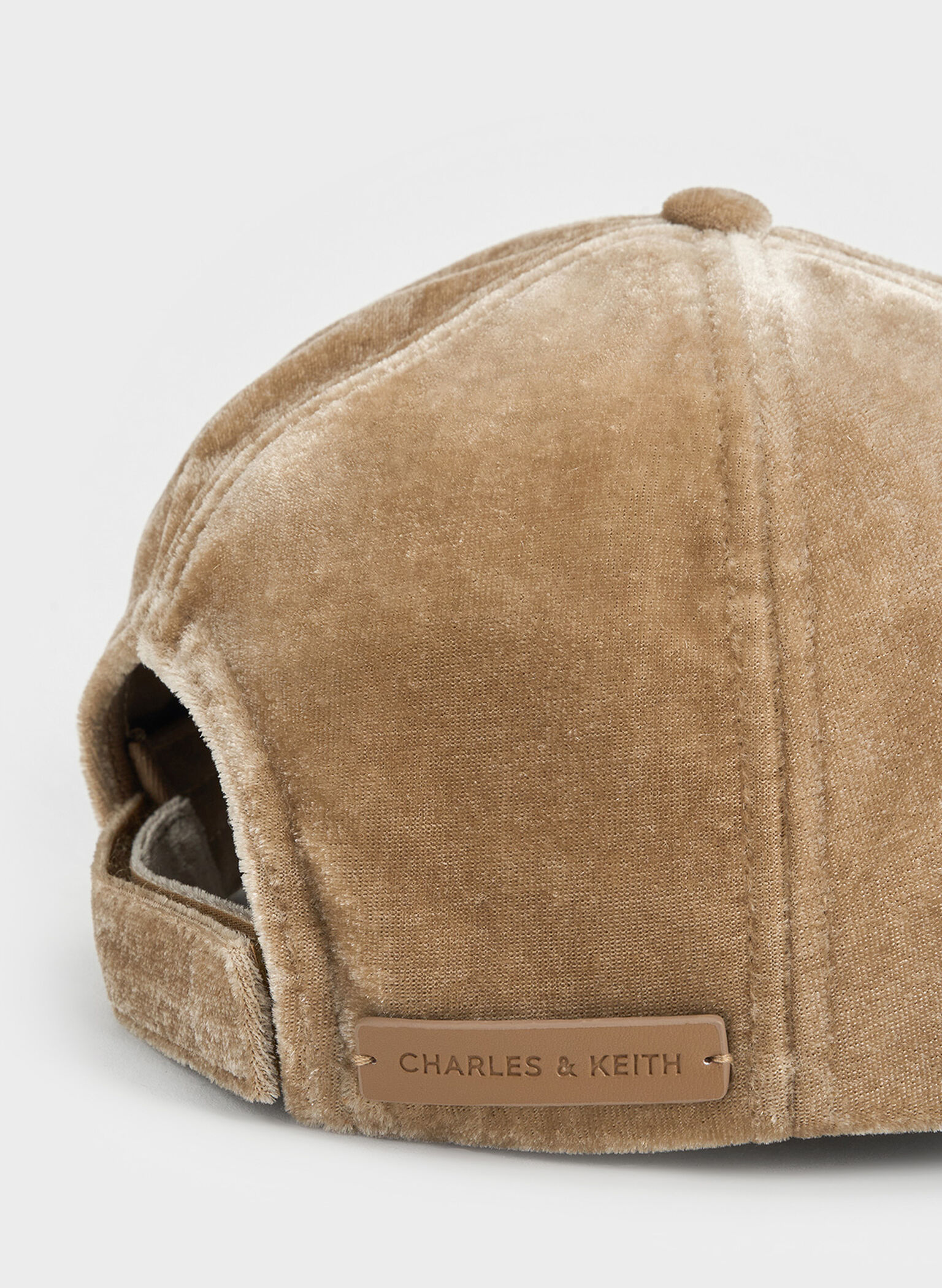 Velvet Cap, Beige, hi-res