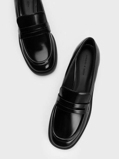 Gretel Penny Loafers, Black Box, hi-res