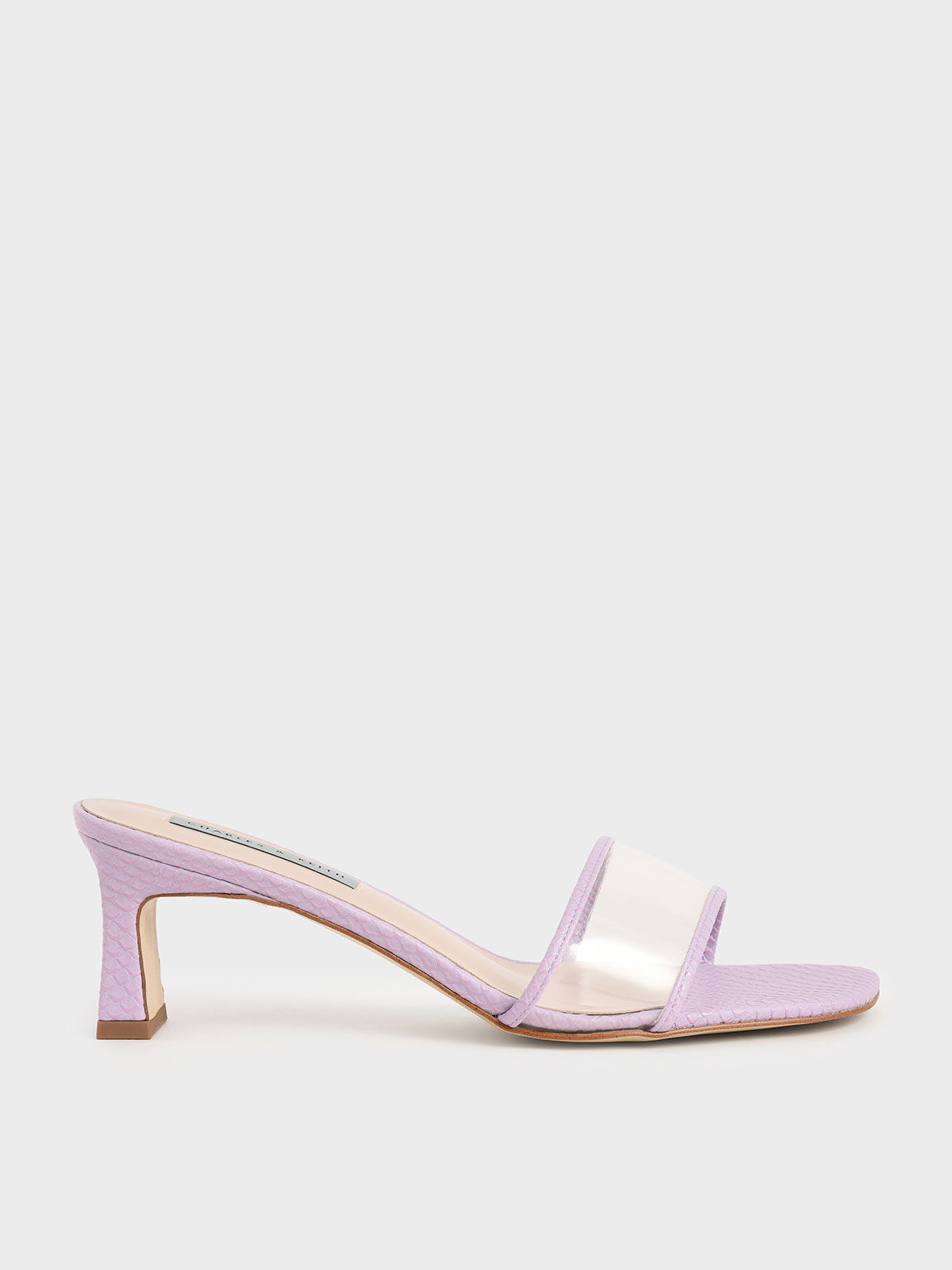Buy > purple heeled mules > in stock