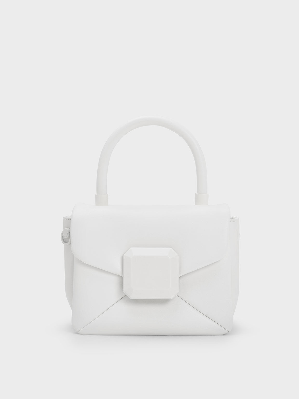 Charles and keith see best sale through effect buckled bag