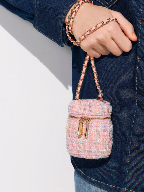 Micro Vanity Pouch, Pink, hi-res