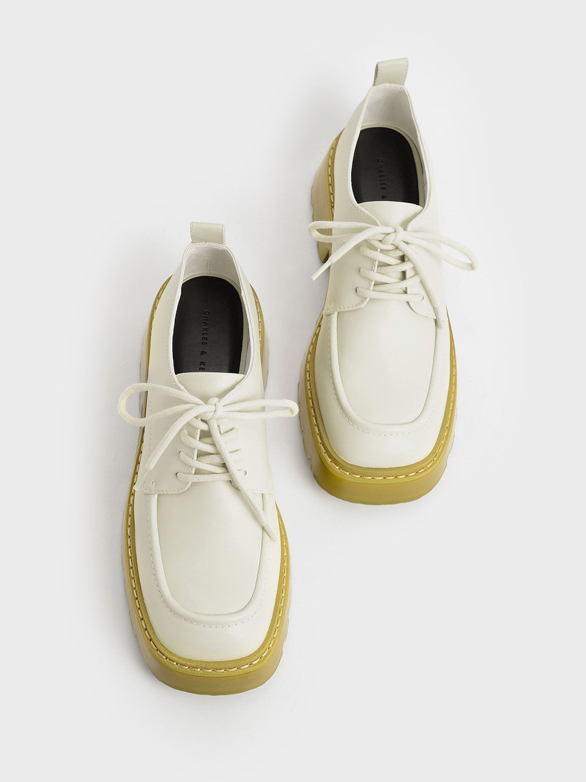 Billie Chunky Brogues, Chalk, hi-res