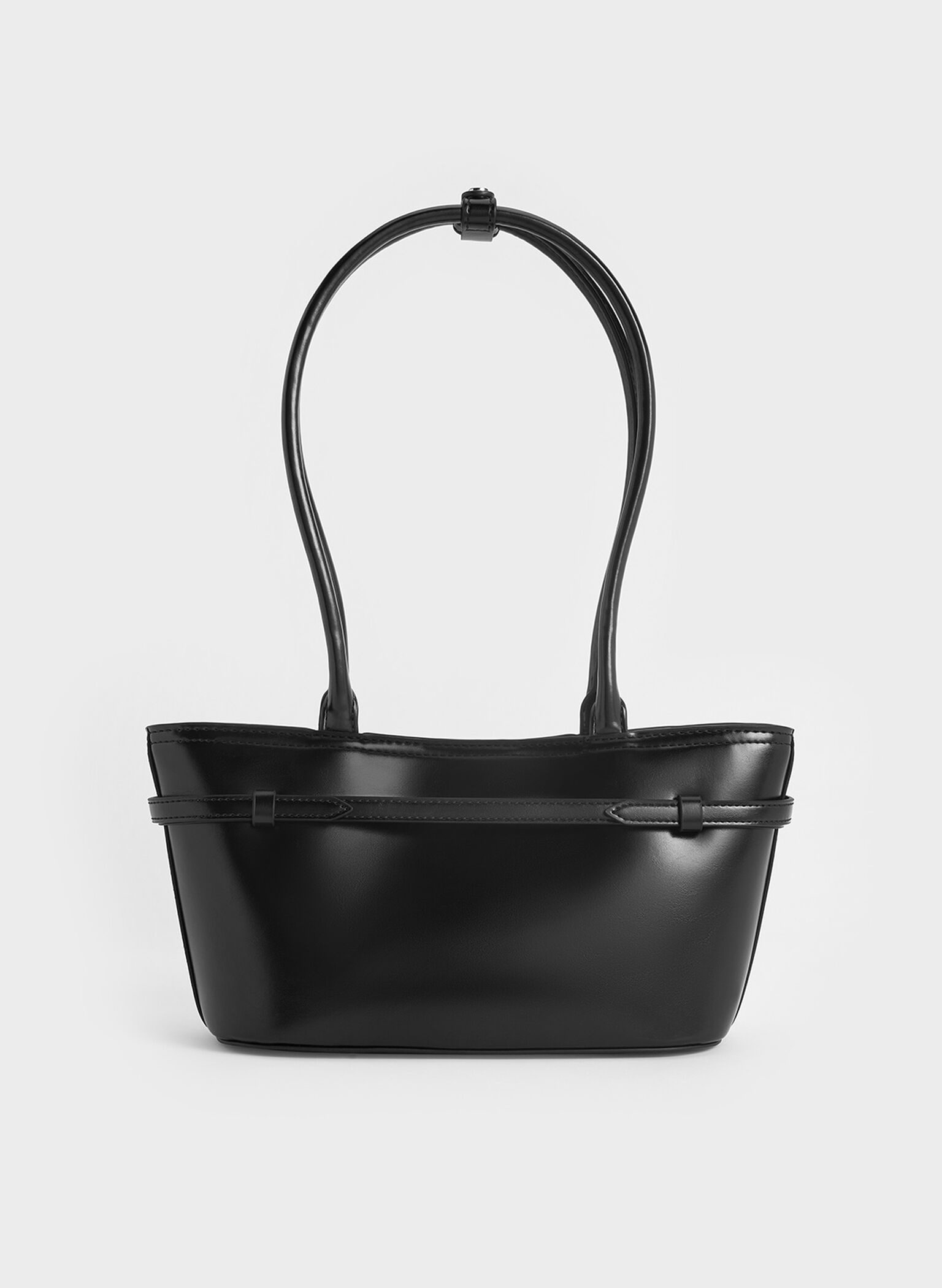 Bolso de asa alargada Sloane, Noir, hi-res