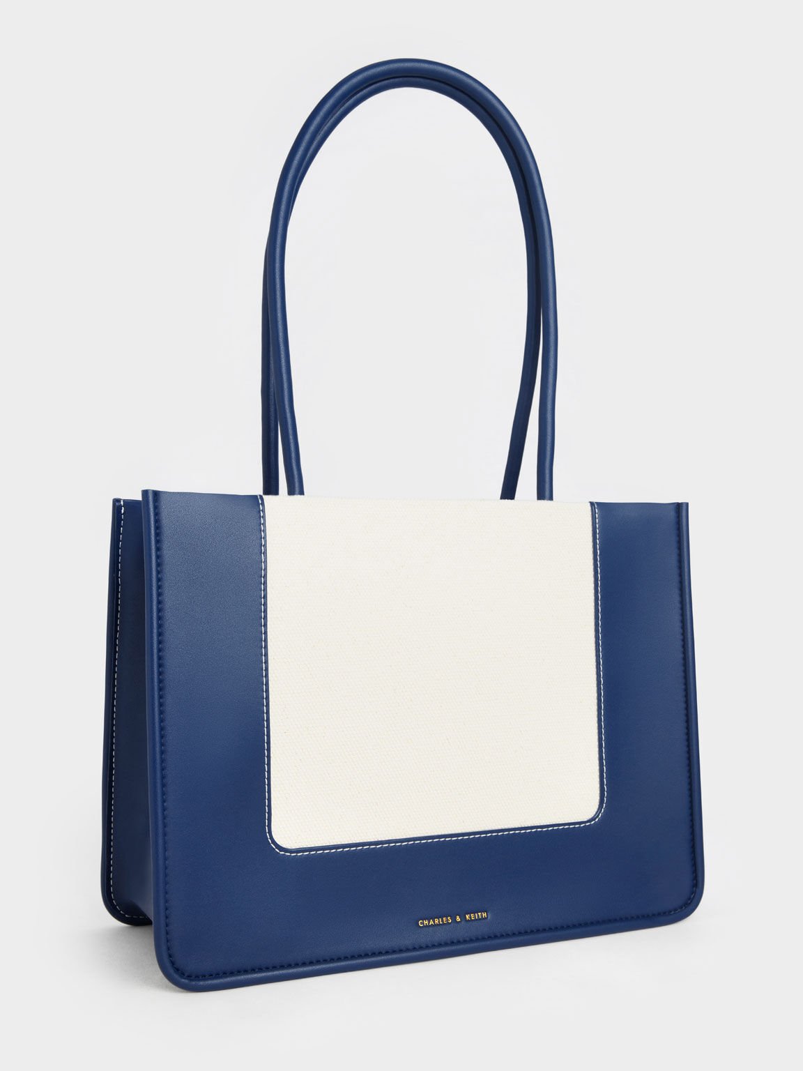 Large navy handbag clearance
