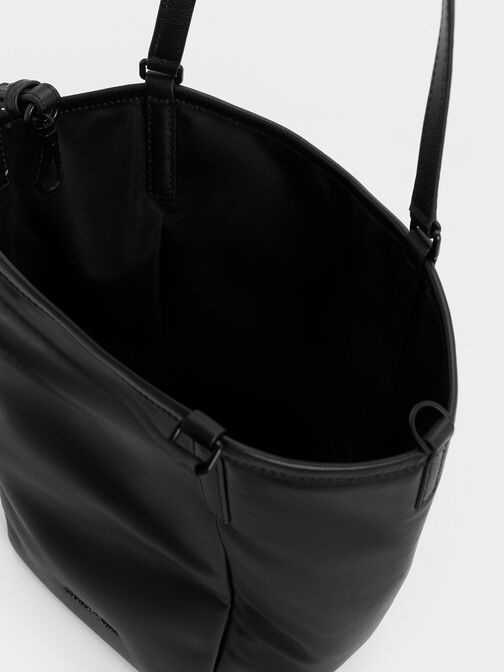 Sianna Slouchy Tote Bag, Jet Black, hi-res