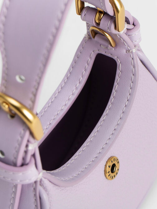 Thessaly Metallic Accent Micro Bag, Lilac, hi-res