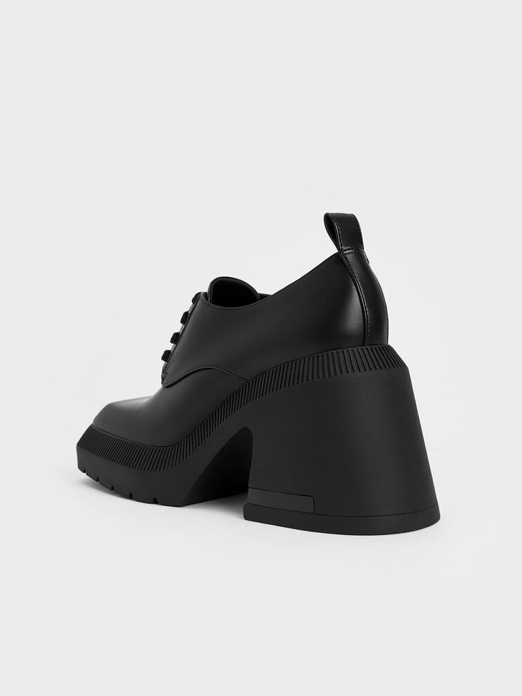 Emery Chunky Geometric Boots, Negro, hi-res