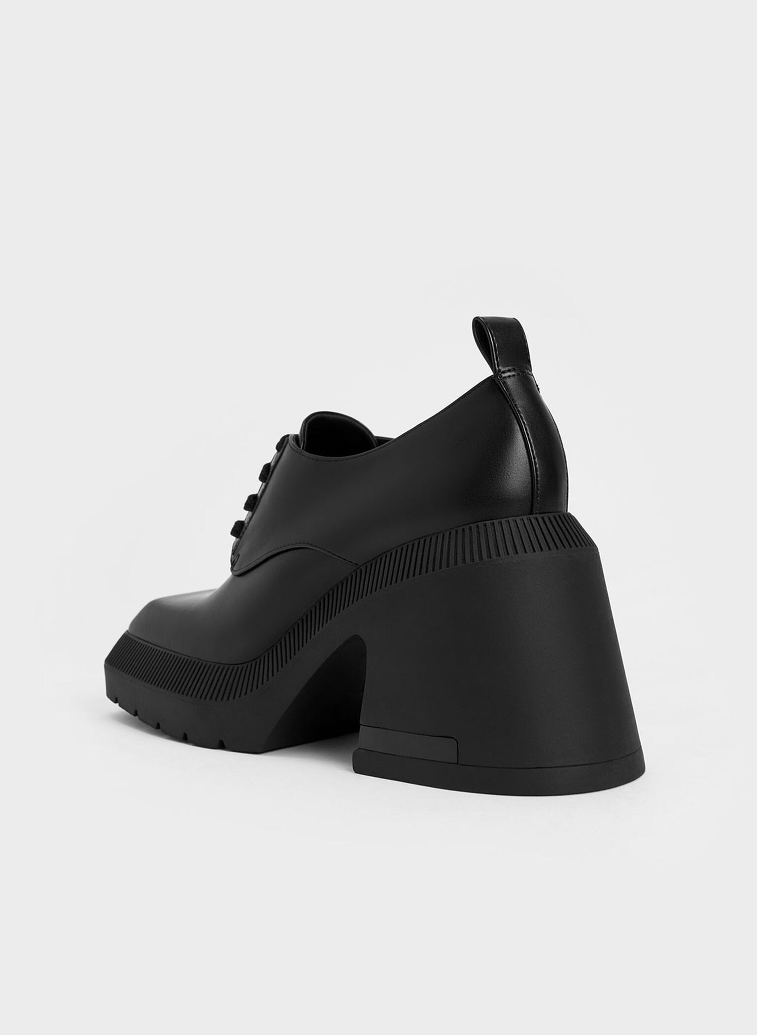 Emery Geometric Chunky Oxfords, Black, hi-res