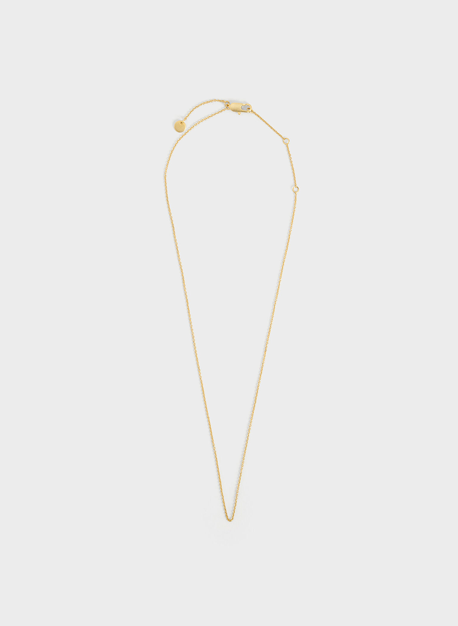 Princess Chain Necklace, Brush Gold, hi-res