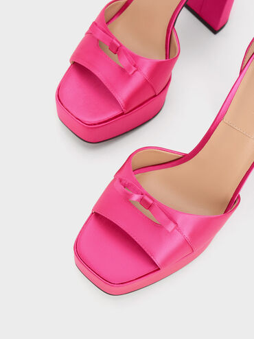 Sandalias Verona de Poliéster Reciclado con Plataforma, Rosa, hi-res