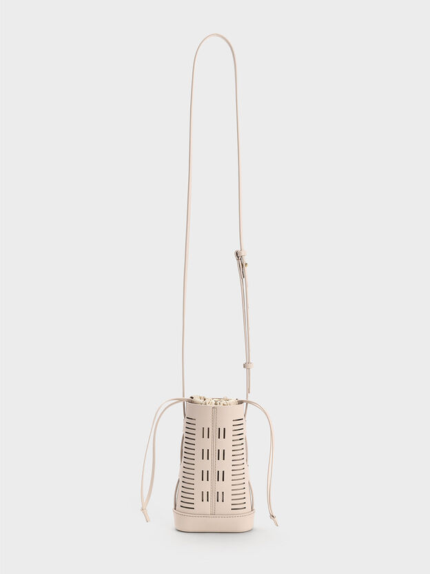 Delphi Cut-Out Phone Pouch, Oat, hi-res