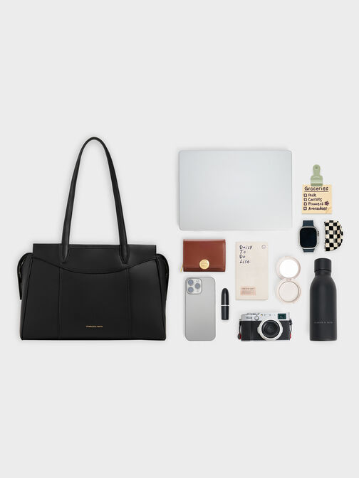 Roan Tote Bag, Black, hi-res