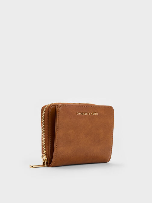 Finley Zip-Around Small Wallet, Distressed Tan, hi-res