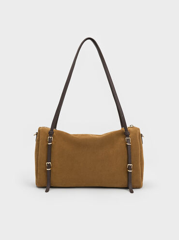 Levy Two-Tone Shoulder Bag, Sahara Sand, hi-res