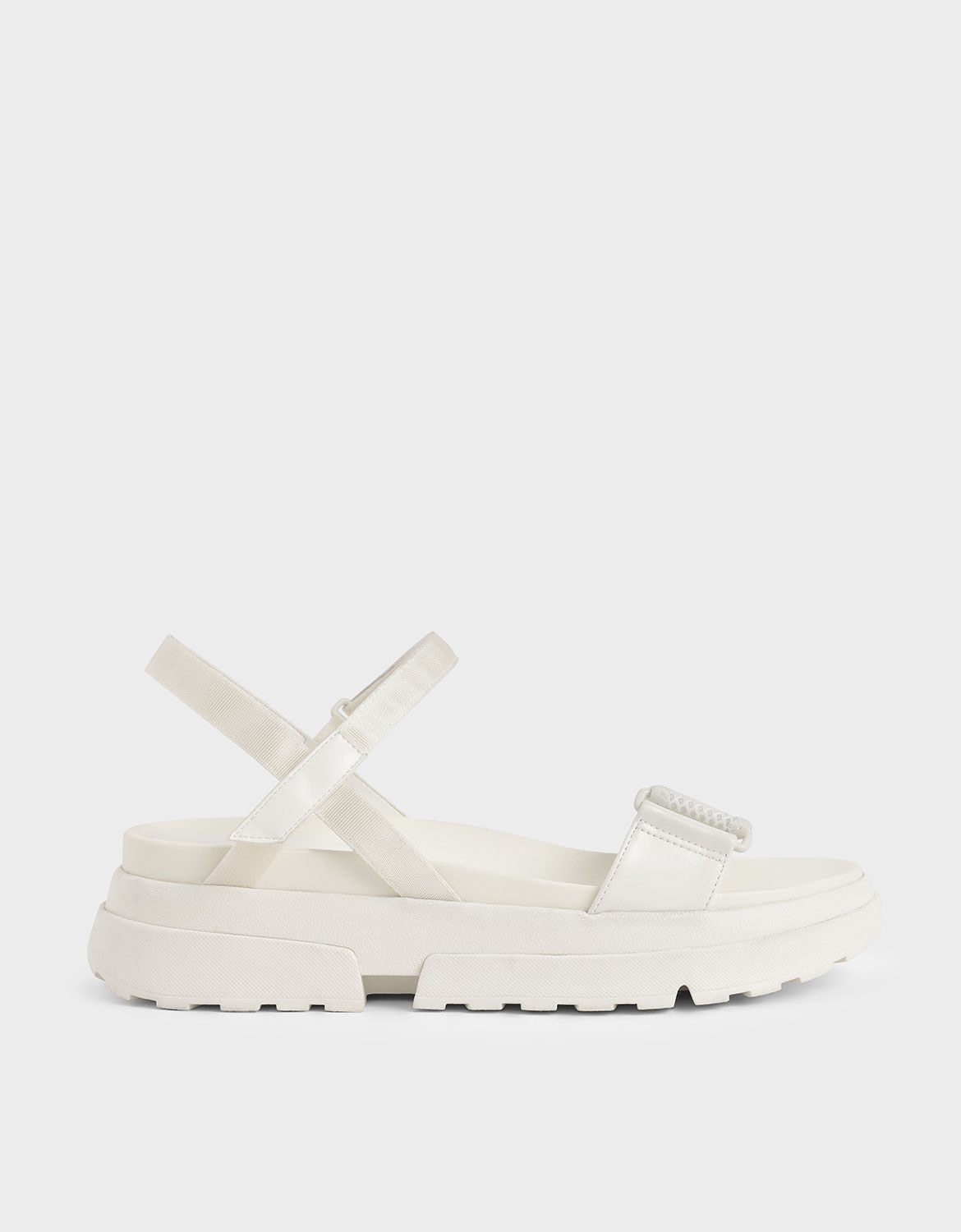 charles and keith mesh flatform sandals