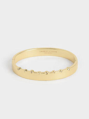 Swarovski� Crystal Studded Bracelet, Gold, hi-res