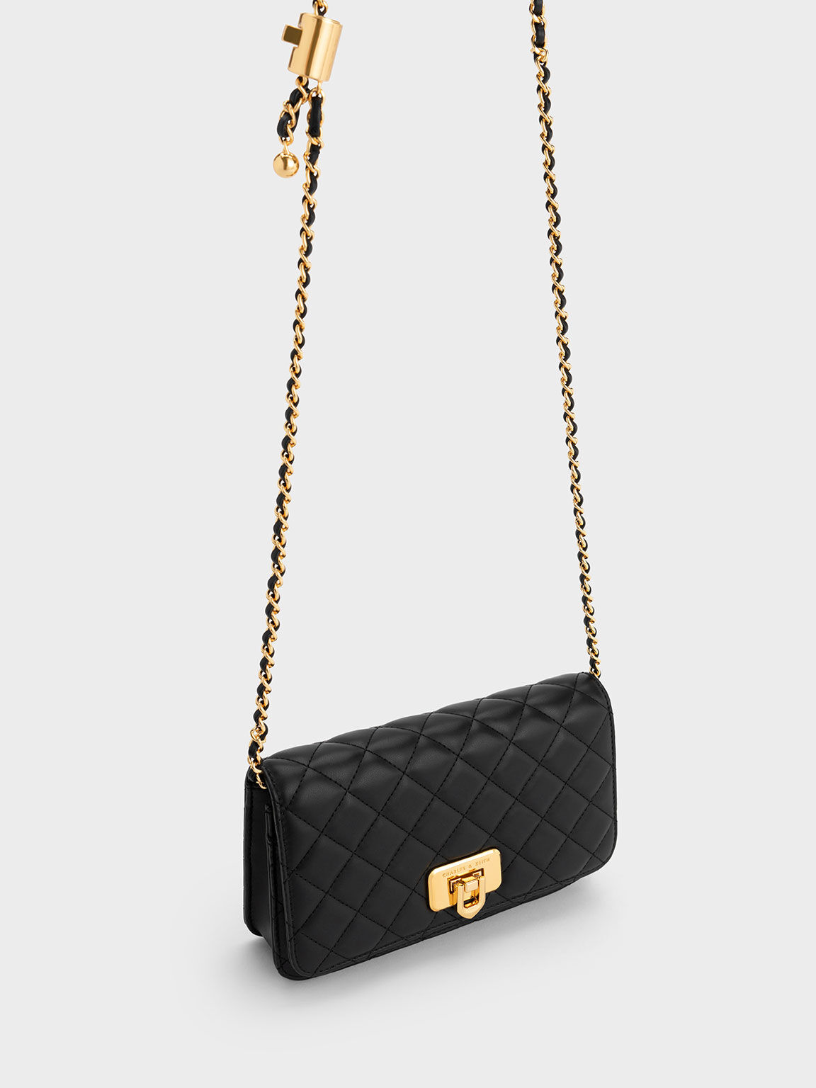 Charles and keith push lock on sale