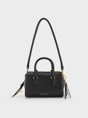 Bolso bowling Everleigh, Negro, hi-res
