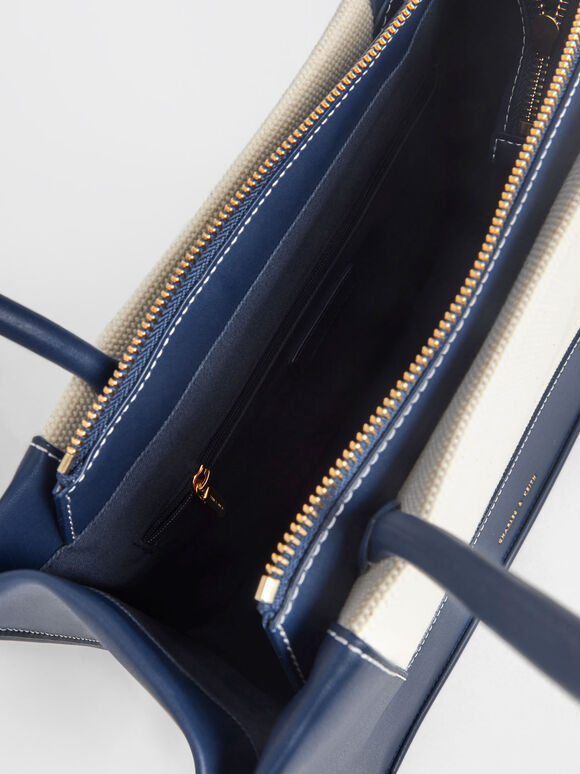 KEIRA TOTE BAG (NAVY)