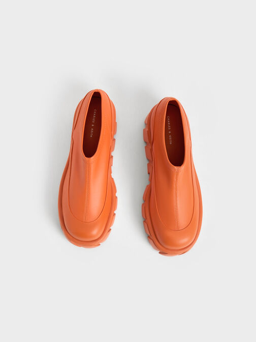 Aberdeen Slip-On Sneakers, Orange, hi-res