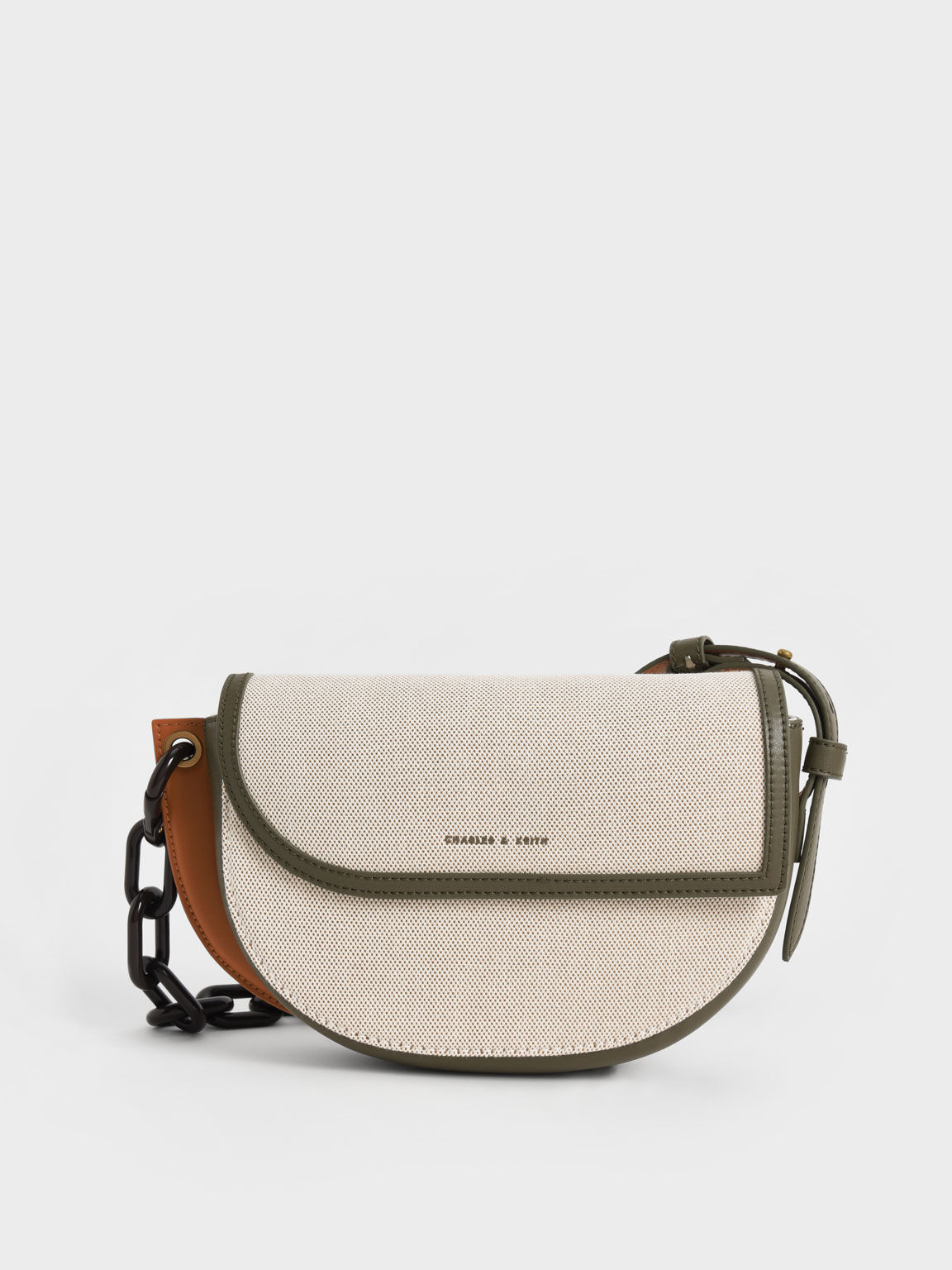 Alden Canvas Half-Moon Bag, Multi, hi-res