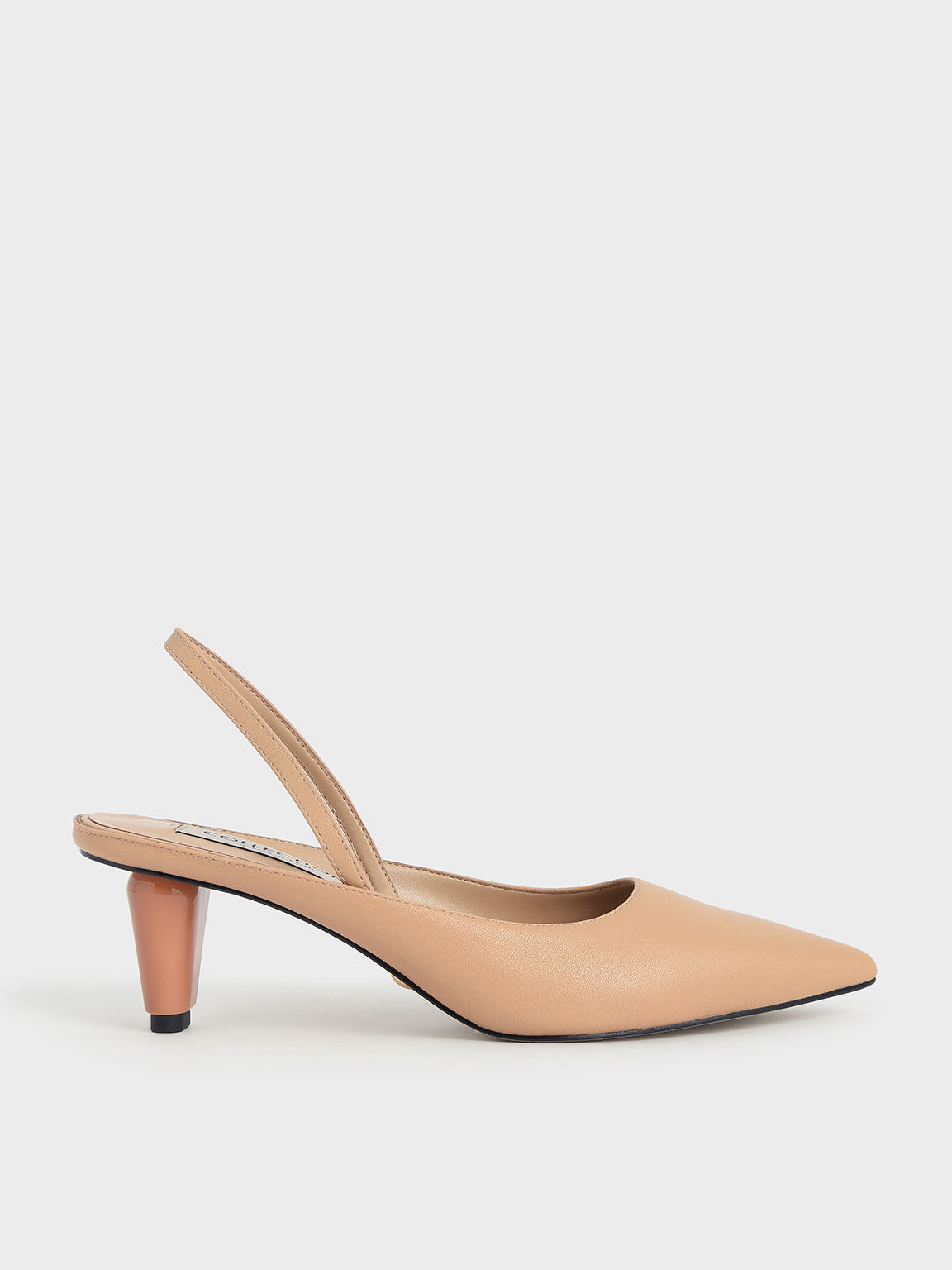 Nude sling back shoe Clearance