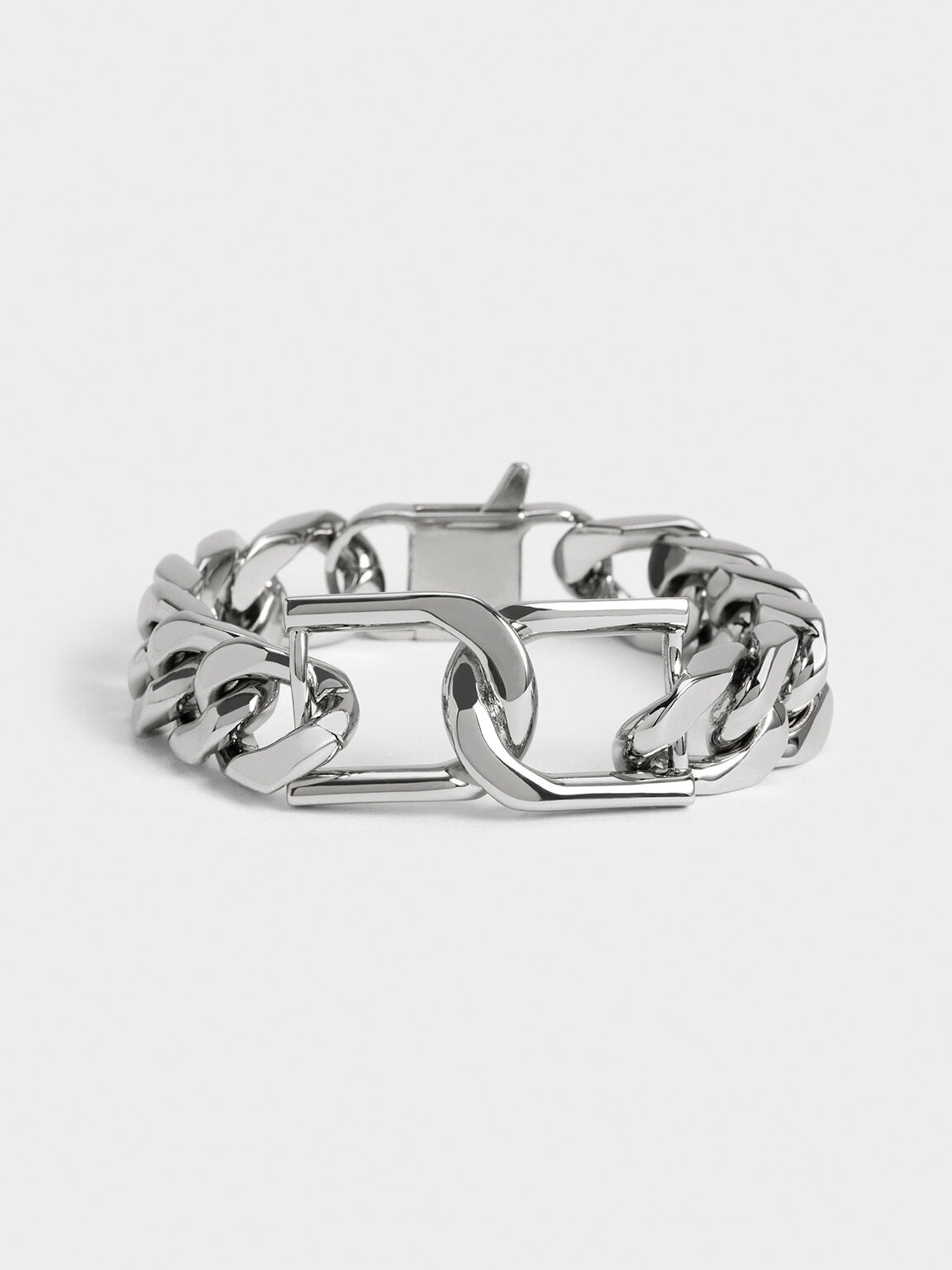 Gabine Chain-Link Bracelet, Silver, hi-res