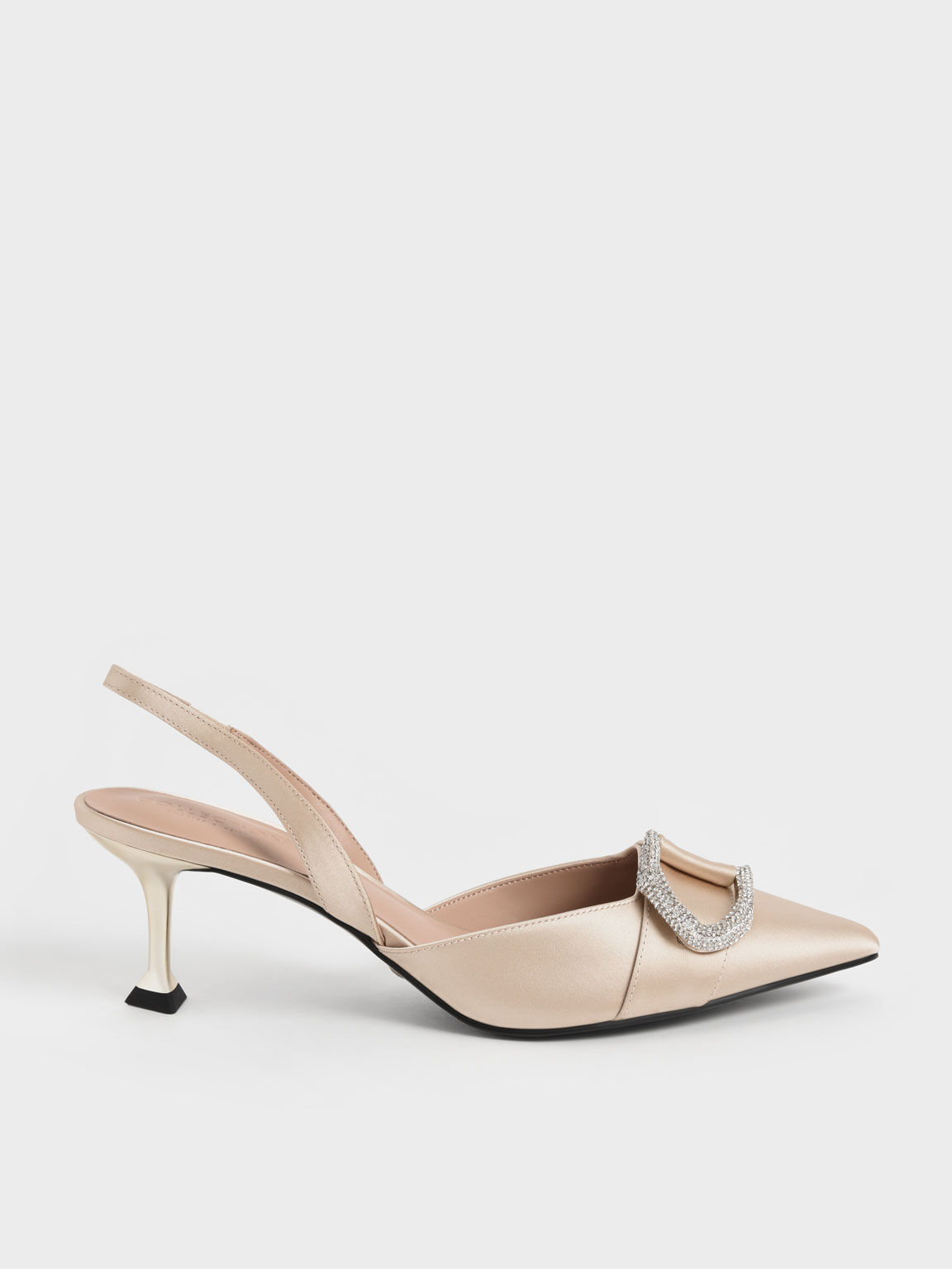 Champagne slingback shoes clearance