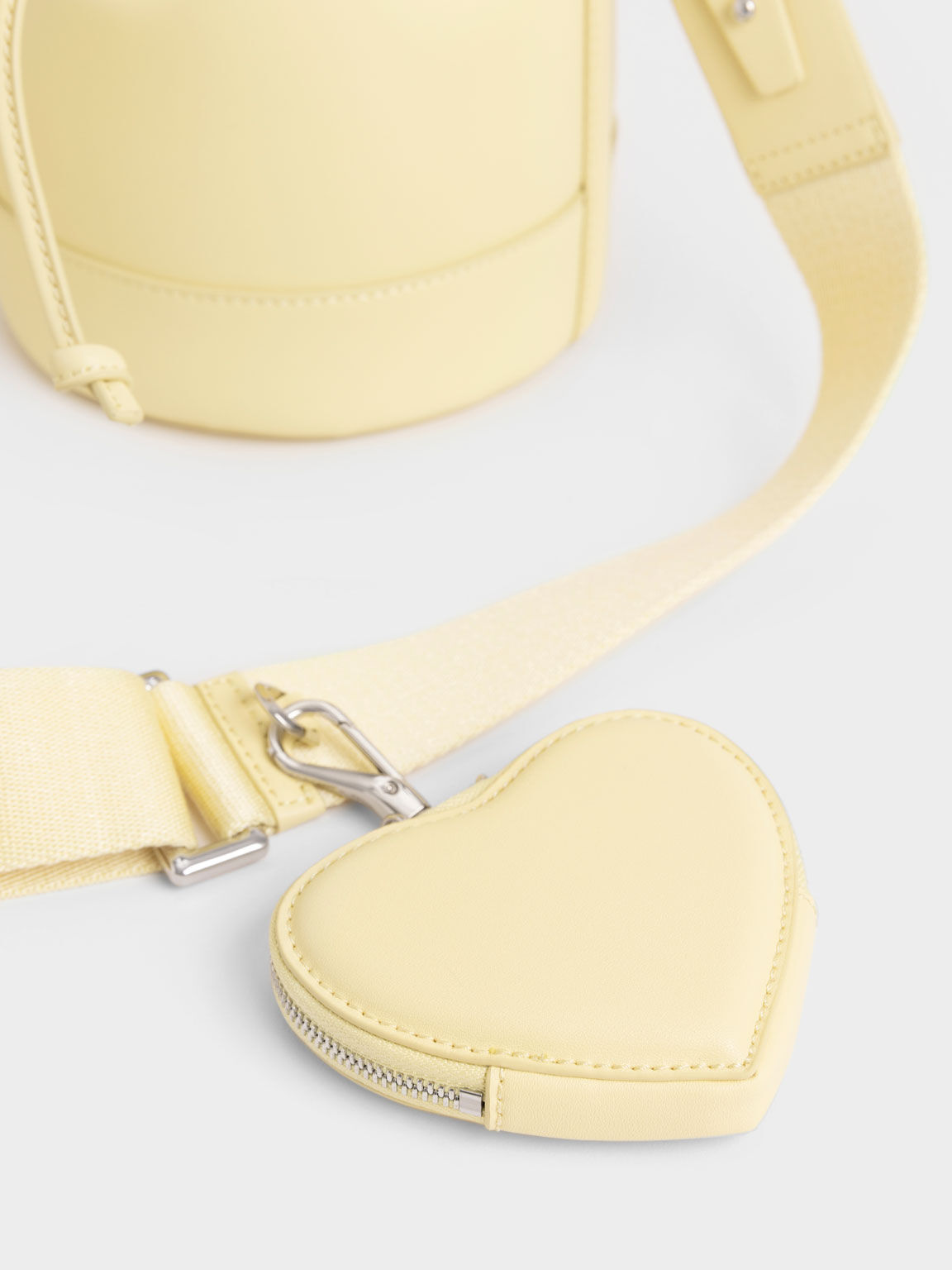 Zetta Drawstring Bucket Bag, Butter, hi-res