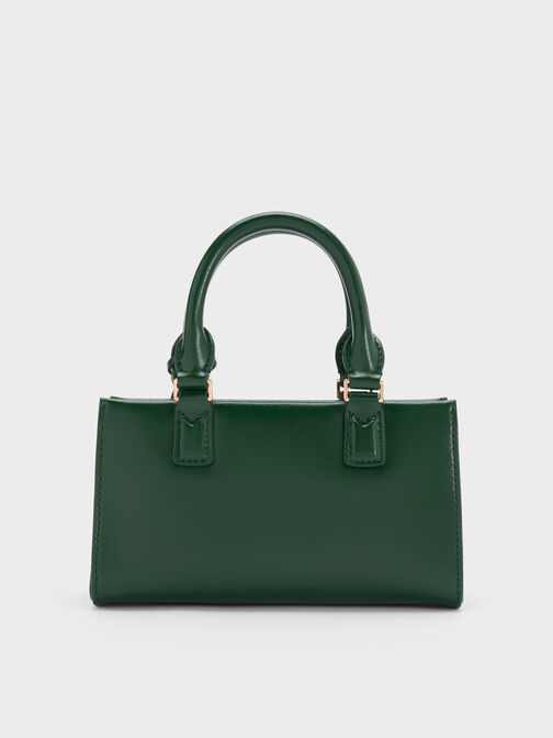 Mini Kerry Top Handle Bag, Dark Green, hi-res