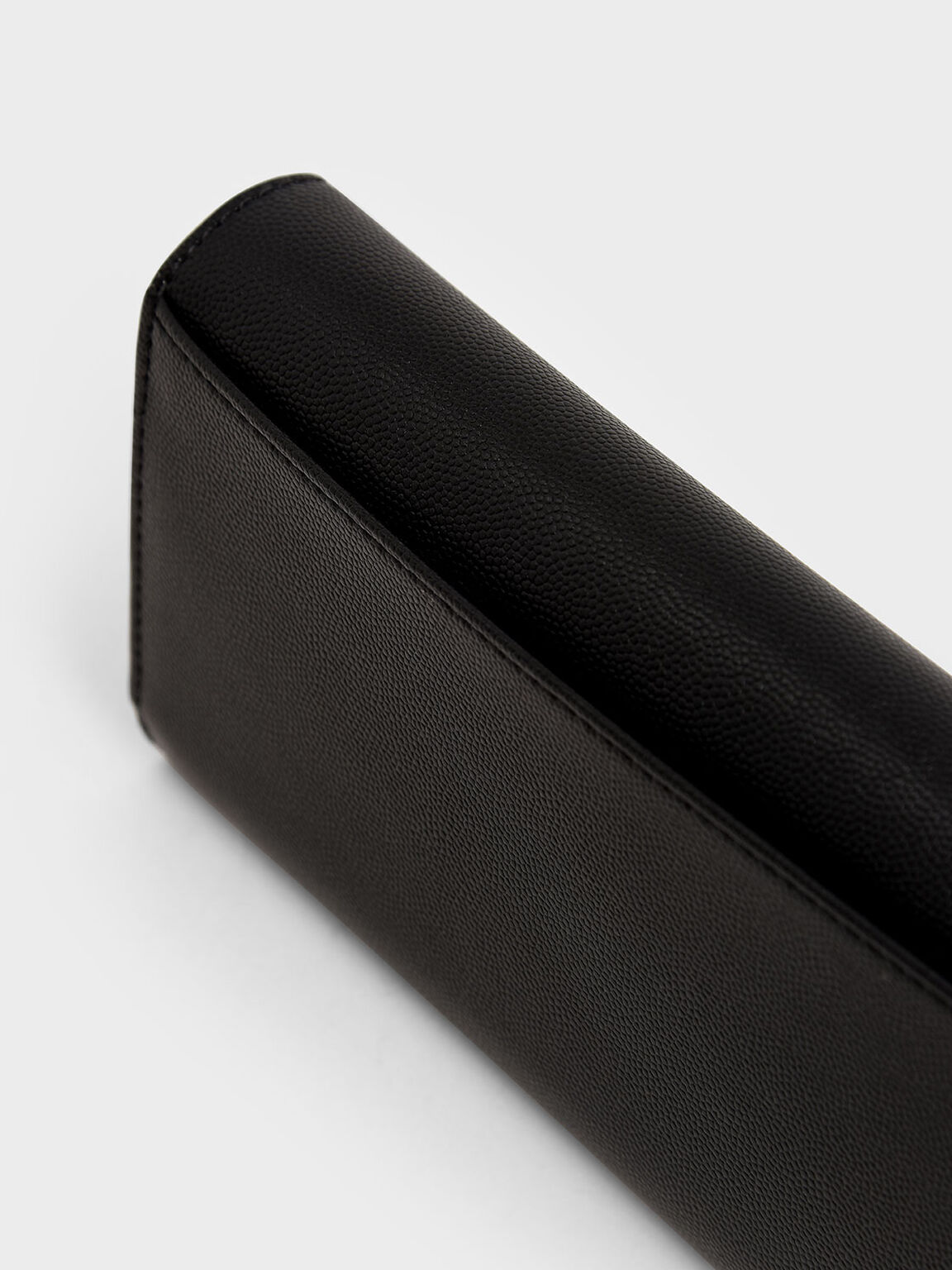 Tassel Detail Long Wallet, Black, hi-res