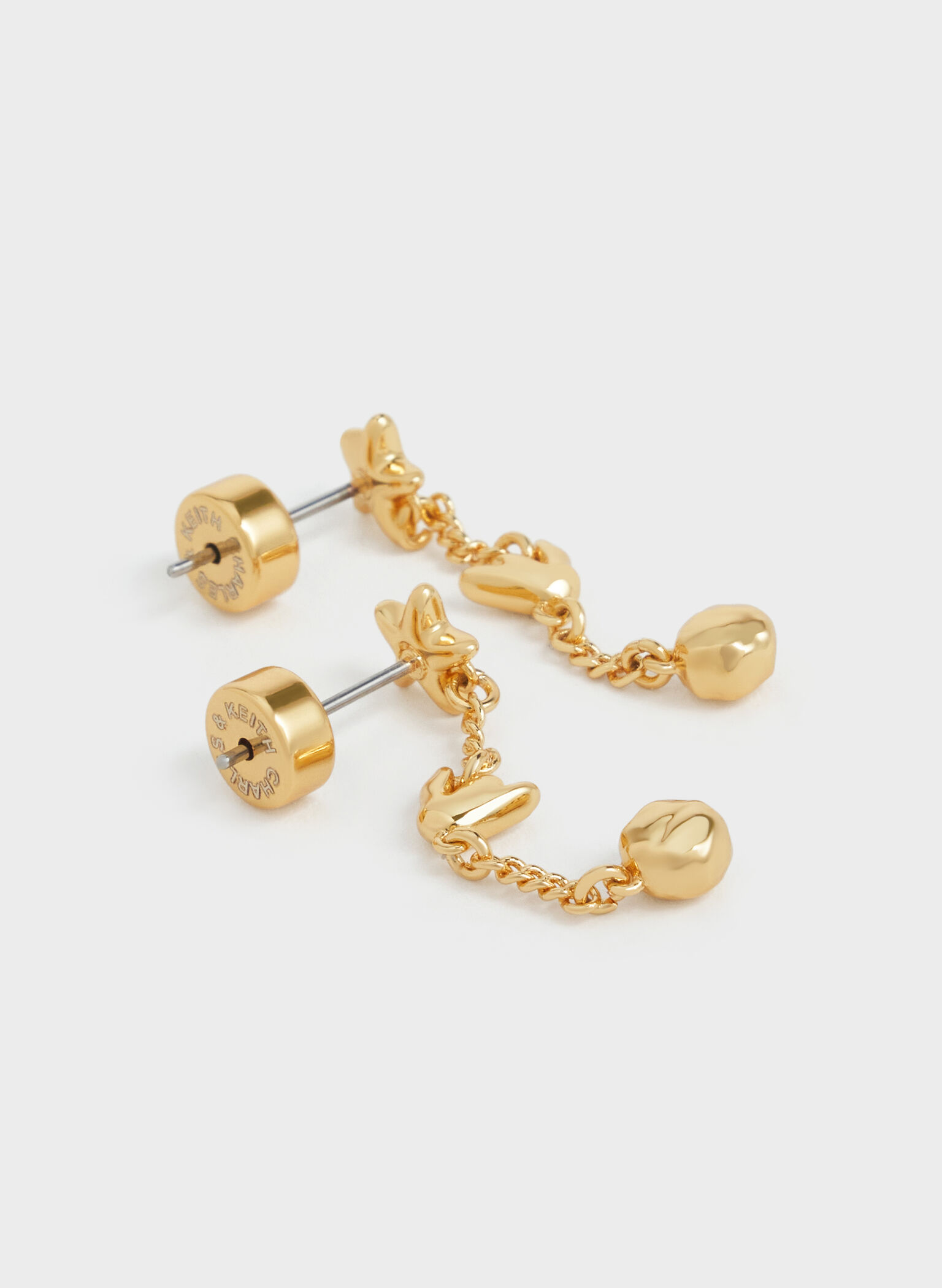 Pendientes de gota en cristal Orinda, Dorado, hi-res