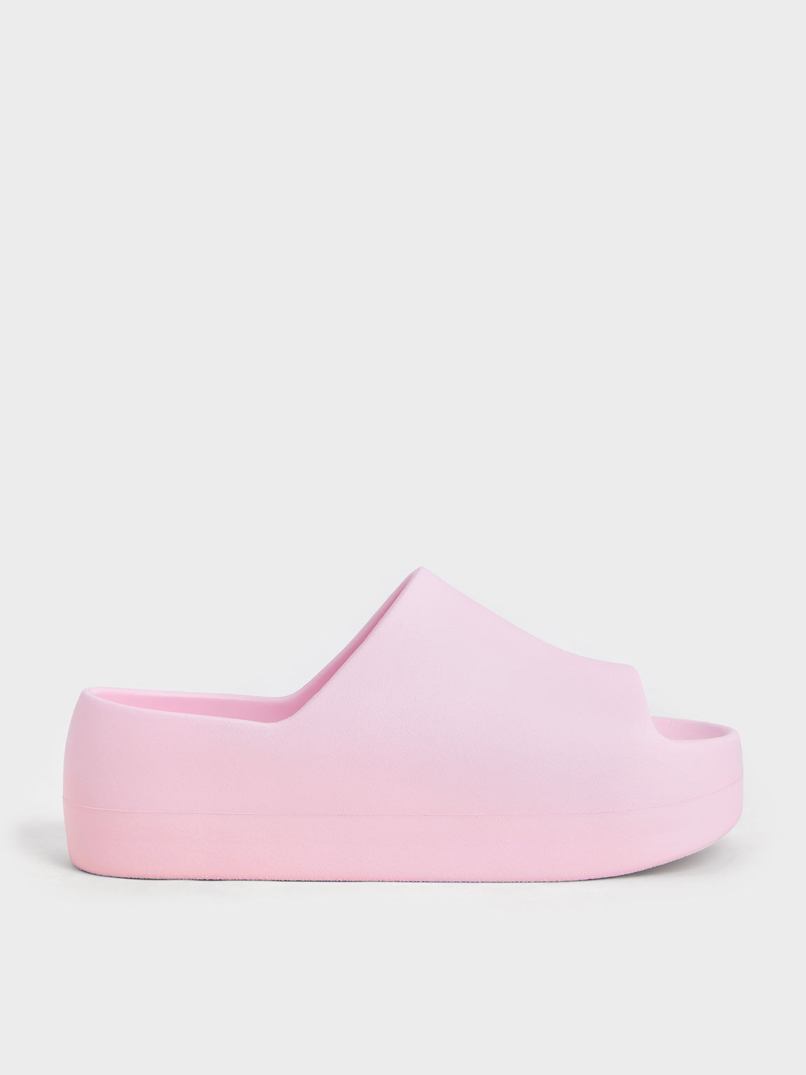 Morgan Platform Slide Sandals, Light Pink, hi-res