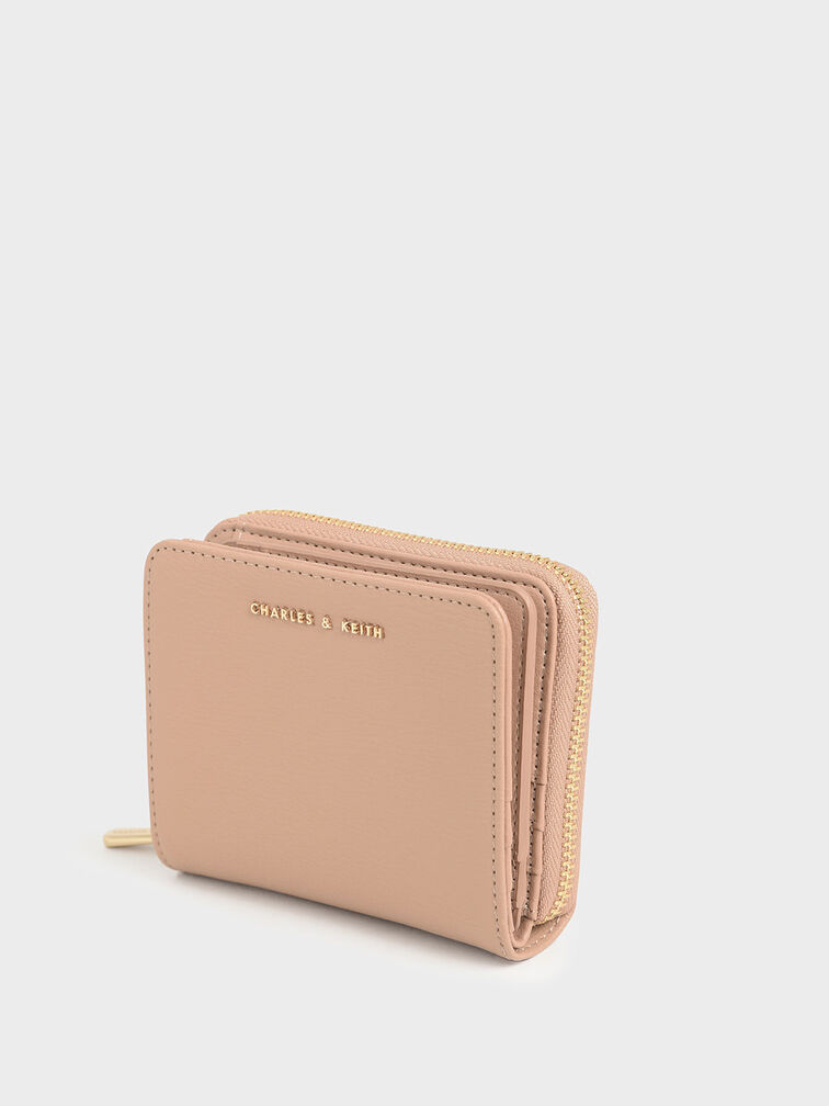 Small Zip-Around Wallet, Blush, hi-res