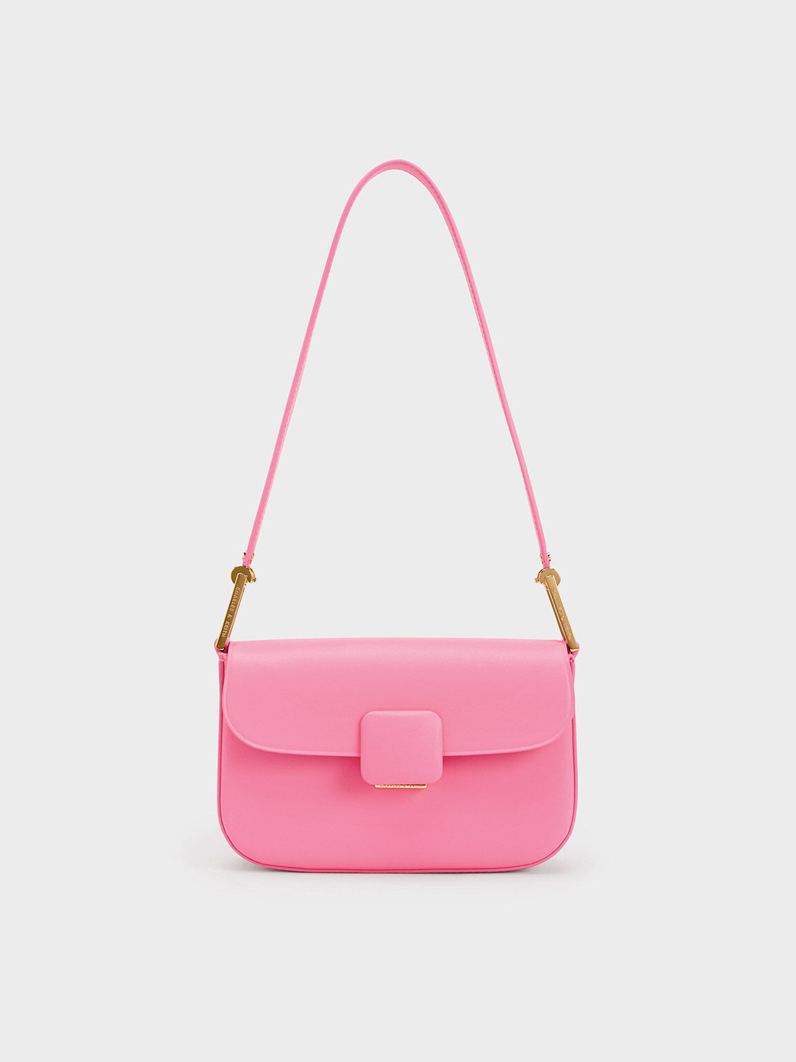 Charles and keith pink bag sale
