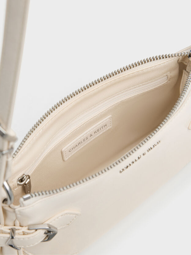 Antonella Chain-Strap Crossbody Bag, Cream, hi-res