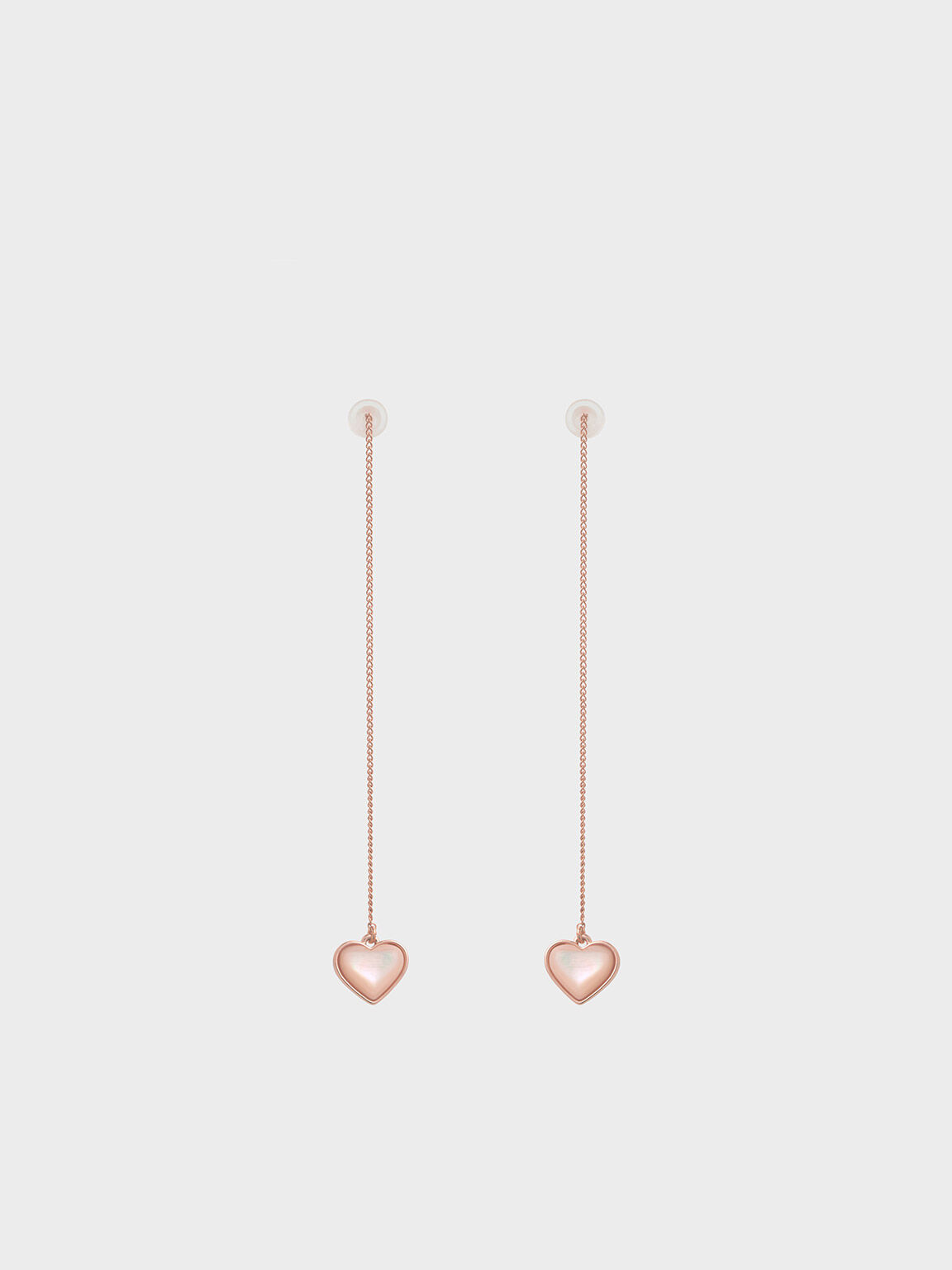 Rose gold deals drop earrings