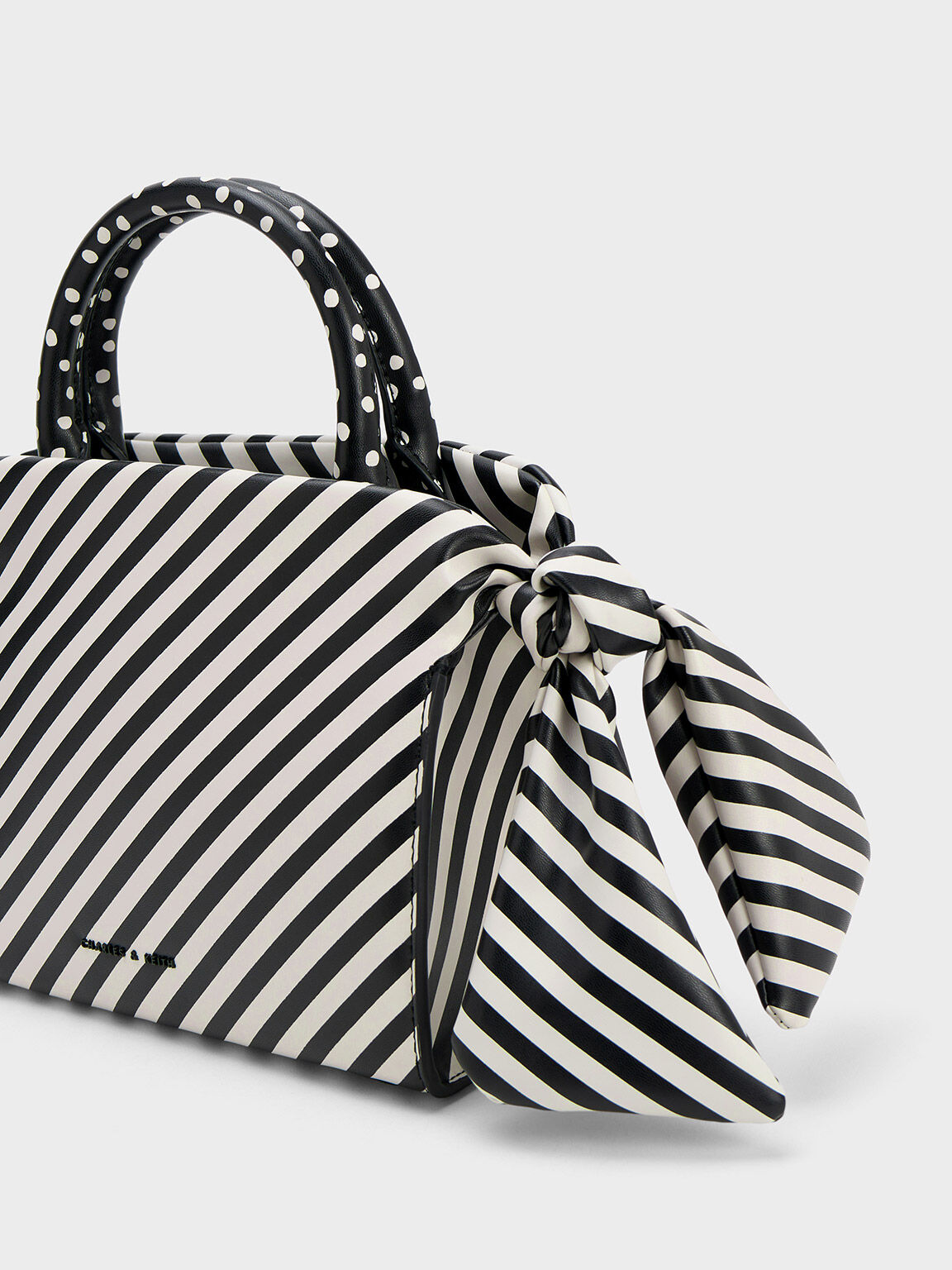 Charles and keith trapeze tote bag clearance