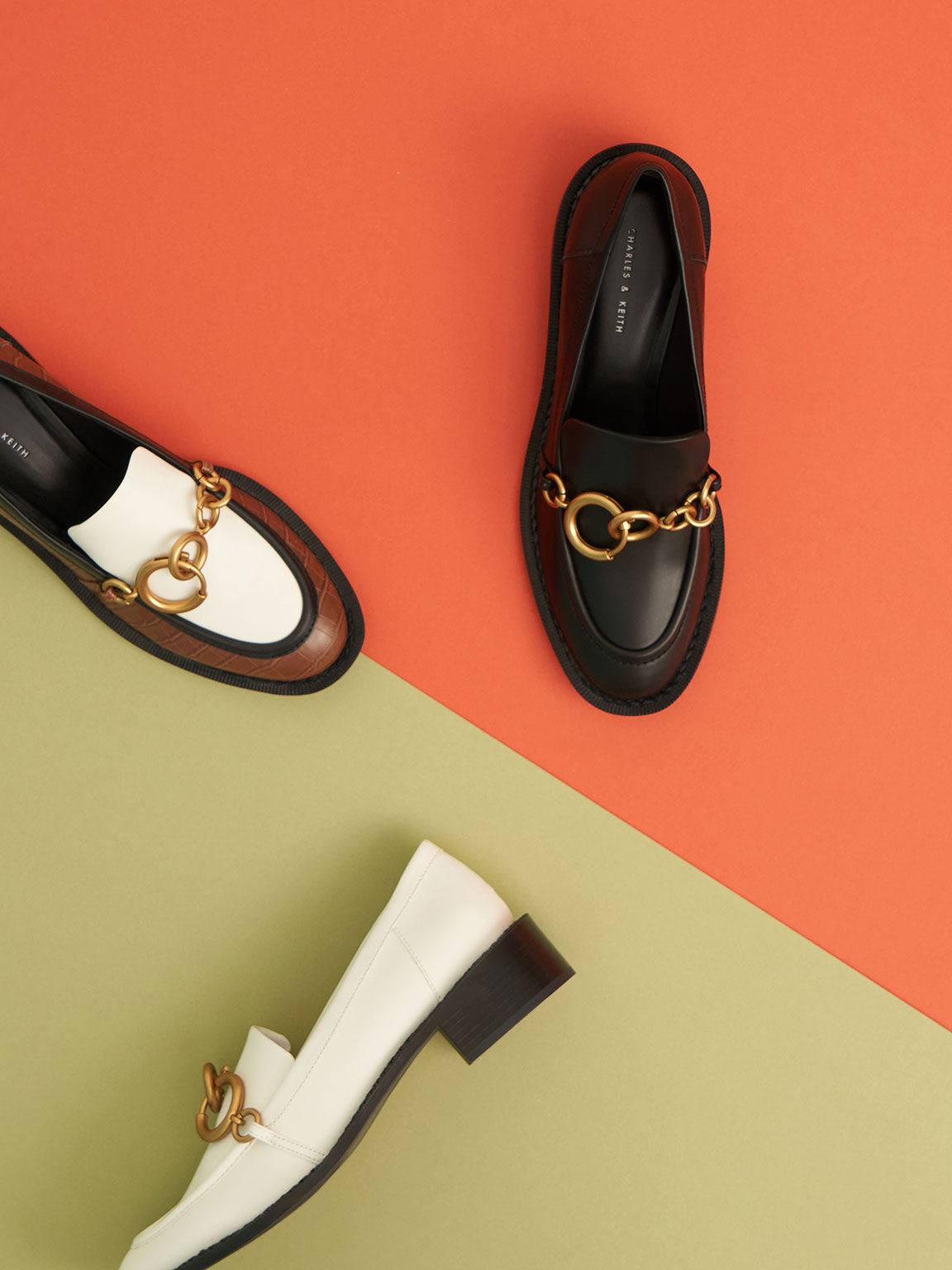 Chain Link Loafers, Chalk, hi-res