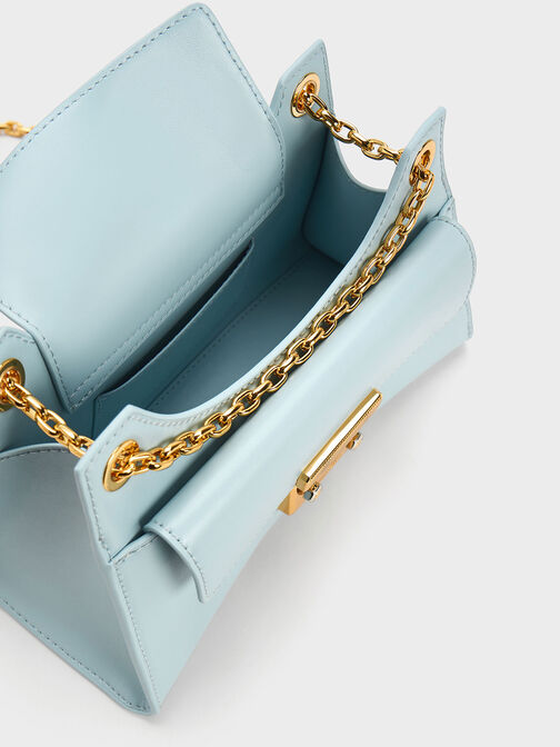 Eudora Sculptural Bag, Blue, hi-res