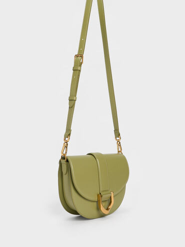 Gabine Saddle Bag, Pistachio, hi-res