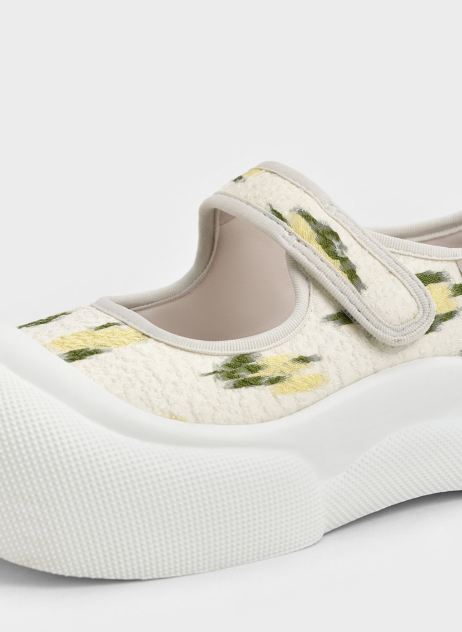 Girls' Floral-Print Mary Jane Sneakers, Multi, hi-res