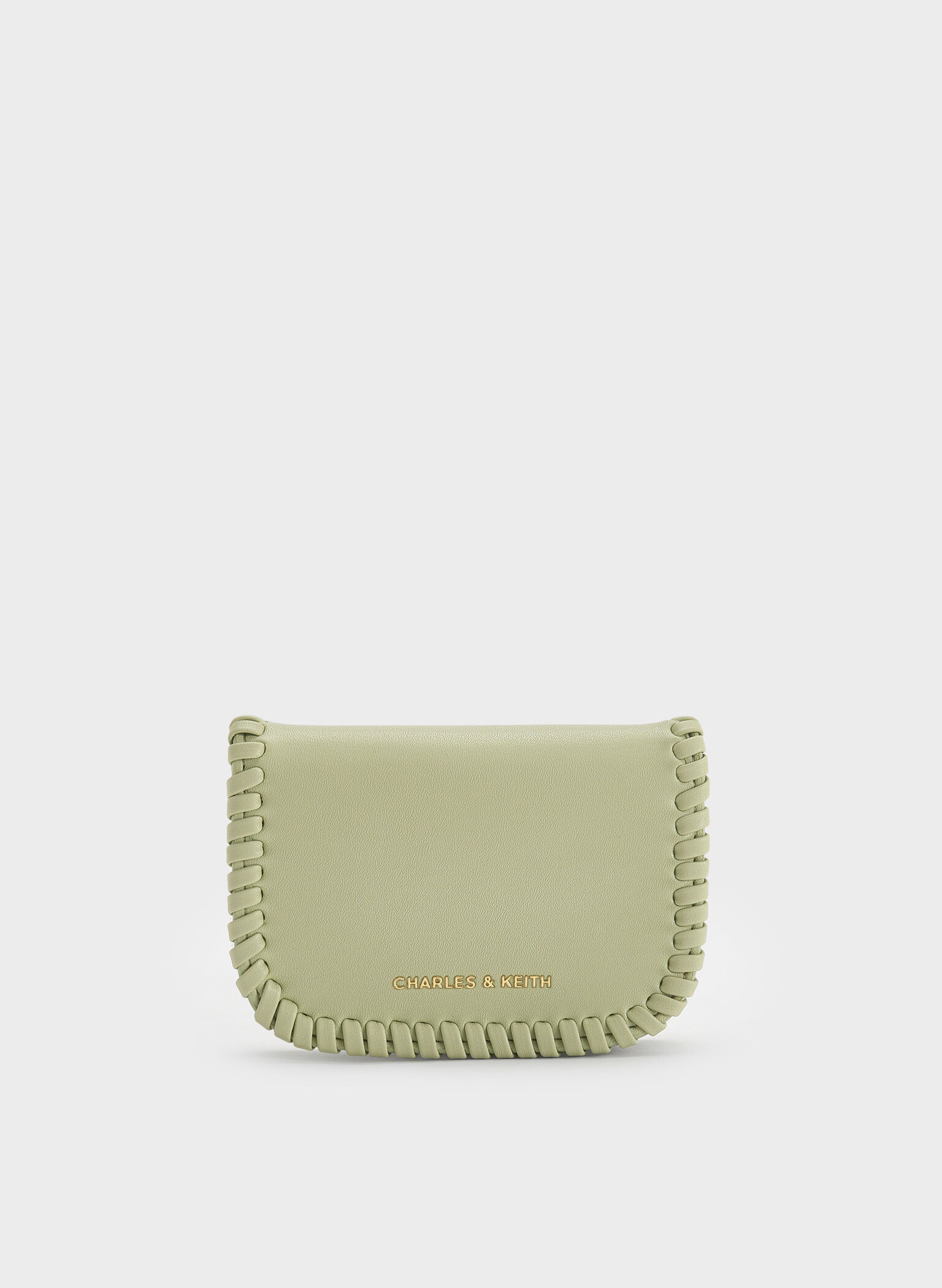 Blume Braided Chain-Handle Wallet, Matcha Green, hi-res
