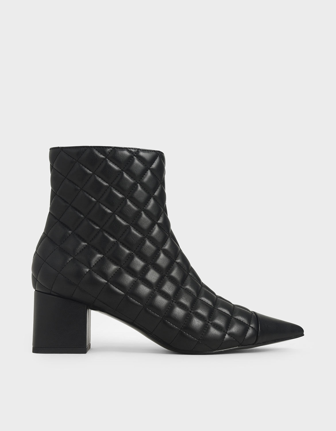 Quilted Ankle Boots | CHARLES \u0026 KEITH 