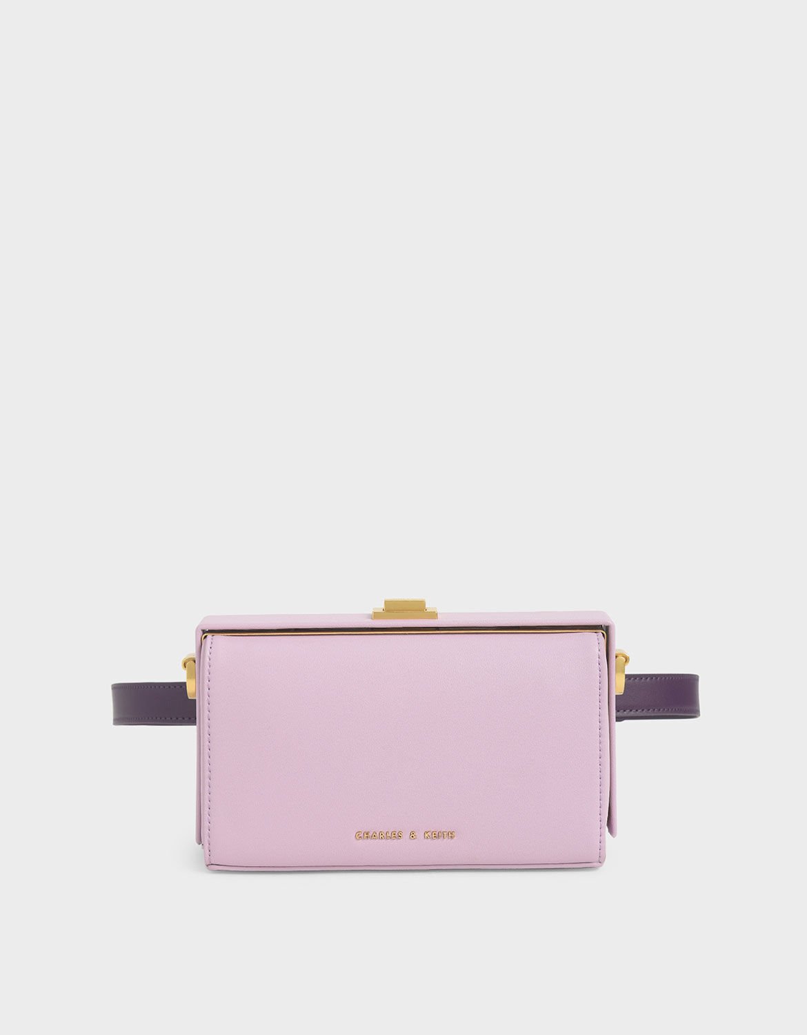 Charles and keith purple bag Clearance