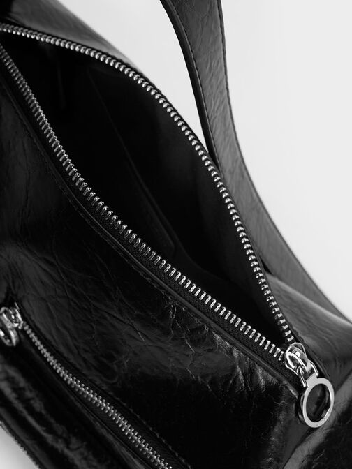 Bolso Mathilda con múltiples bolsillos, Noir, hi-res