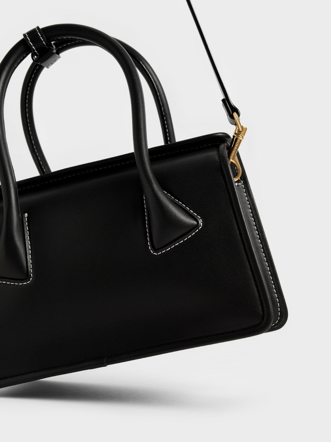 高級感 - Bag Handle Double Daylla Black CHARLES International KEITH & ホビー・楽器・アート