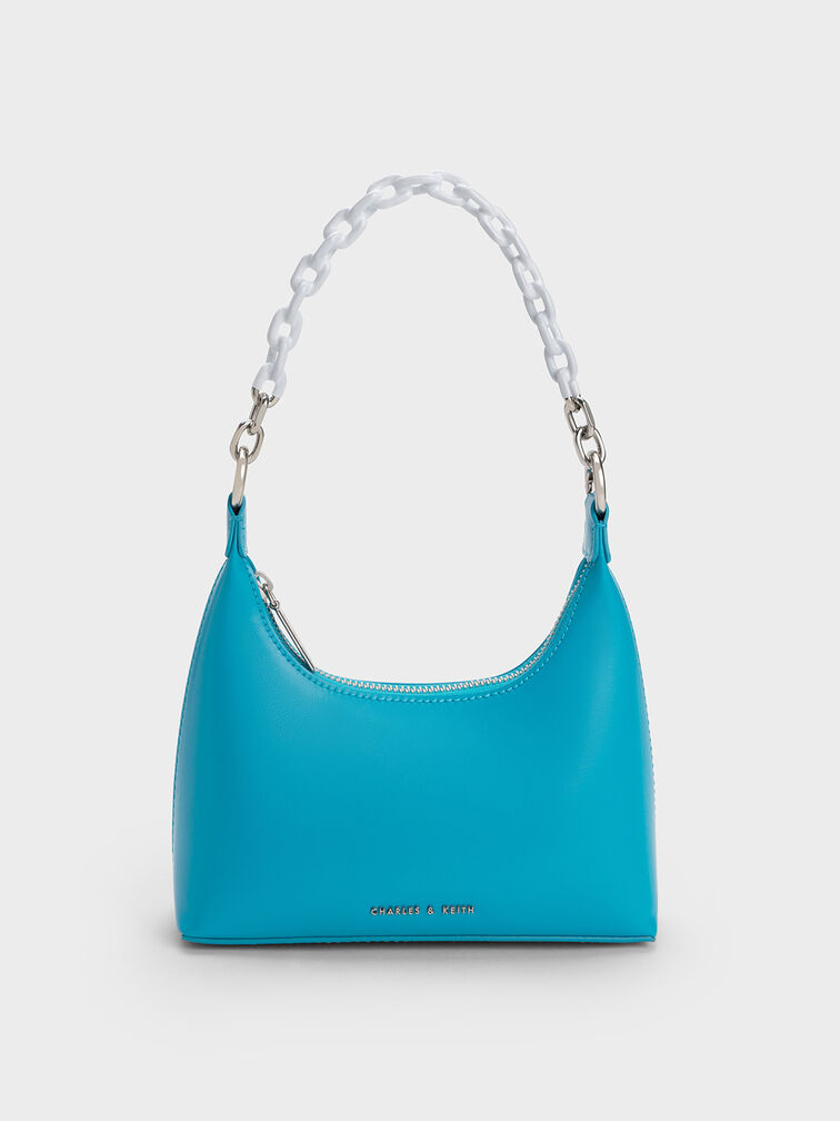 Ocean Koi Chain Handle Shoulder Bag - CHARLES & KEITH MY